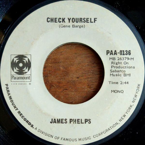 James Phelps - Check Yourself / My Lover's Prayer