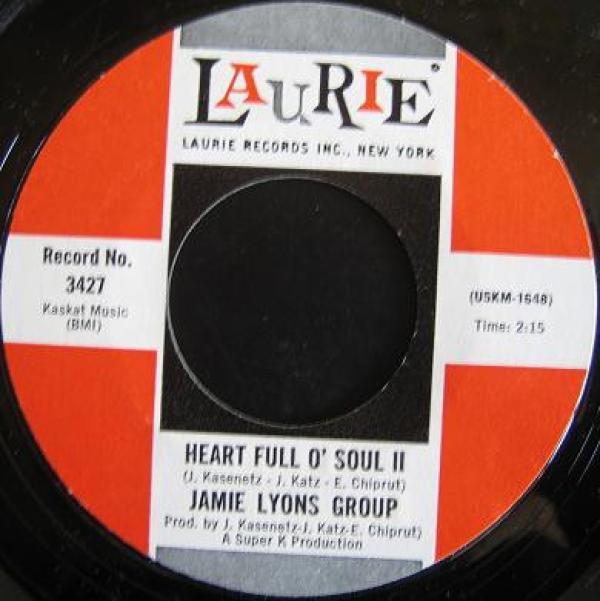 Jamie Lyons Group - Heart Full O' Soul II / Gonna Have A Good Time
