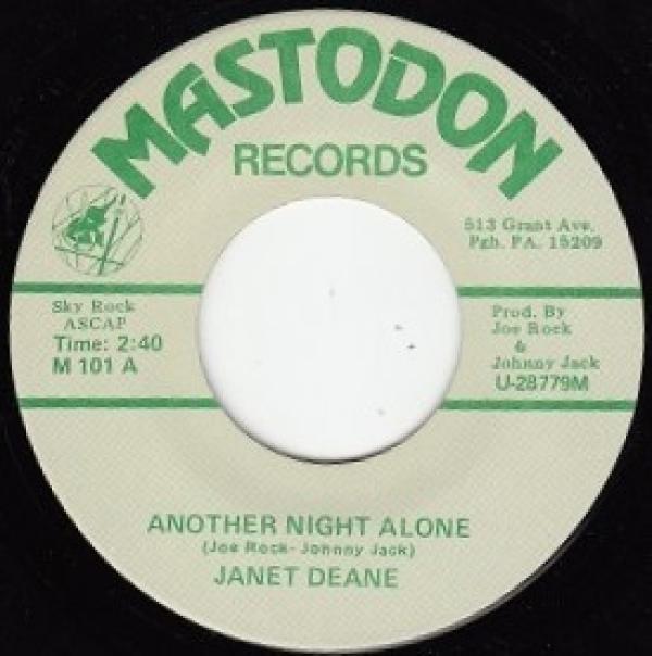 Janet Deane - Another Night Alone / I'm Glad I Waited