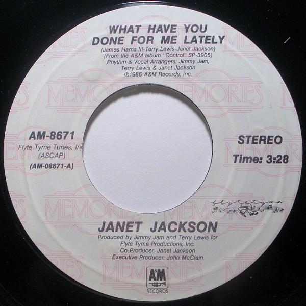 Janet Jackson - What Have You Done For Me Lately / Nasty