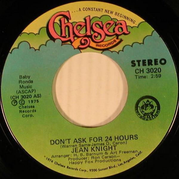 Jean Knight - Don't Ask For 24 Hours / Hold Back The Night