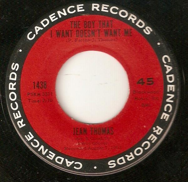 Jean Thomas (2) - The Boy That I Want Doesn't Want Me
