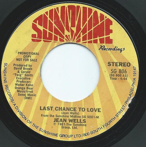 Jean Wells - Last Chance To Love