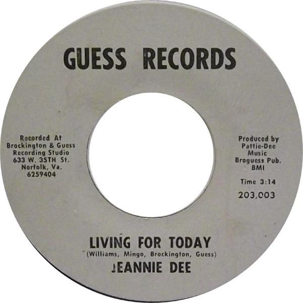 Jeannie Dee - Living For Today
