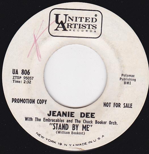 Jeannie Dee - Stand By Me / Thats What Love Will Do