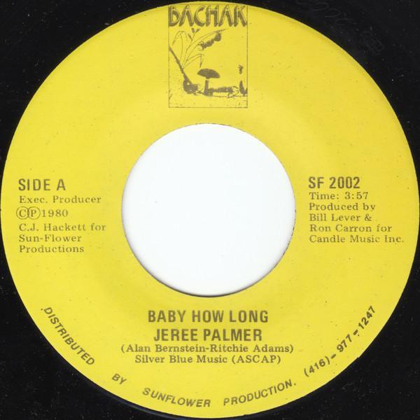 Jeree Palmer - Baby How Long