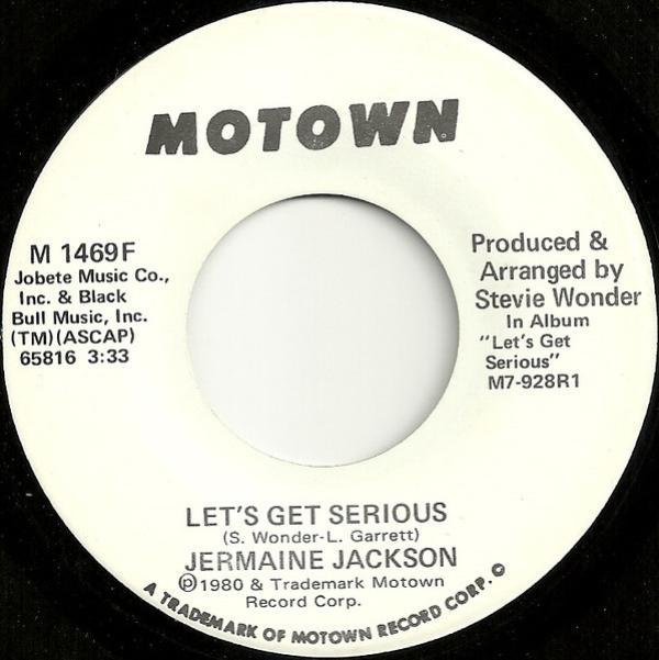 Jermaine Jackson - Let’s Get Serious