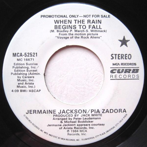 Jermaine Jackson, Pia Zadora - When The Rain Begins To Fall