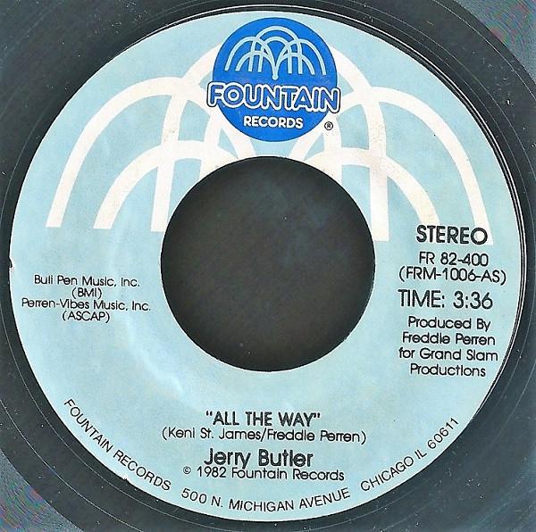 Jerry Butler - All The Way / No Love Without Changes