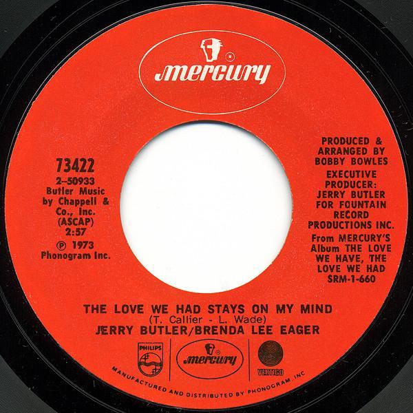 Jerry Butler, Brenda Lee Eager - The Love We Had Stays On My Mind