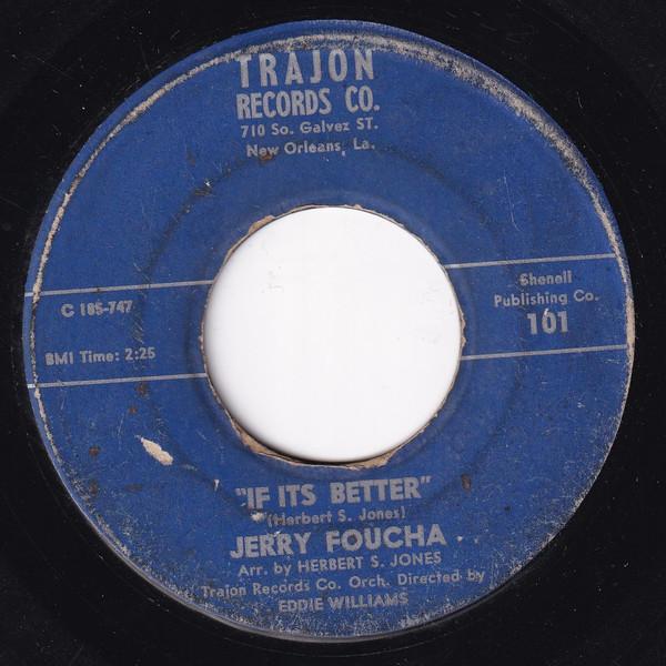 Jerry Foucha - If Its Better / Rolling Like A Stone
