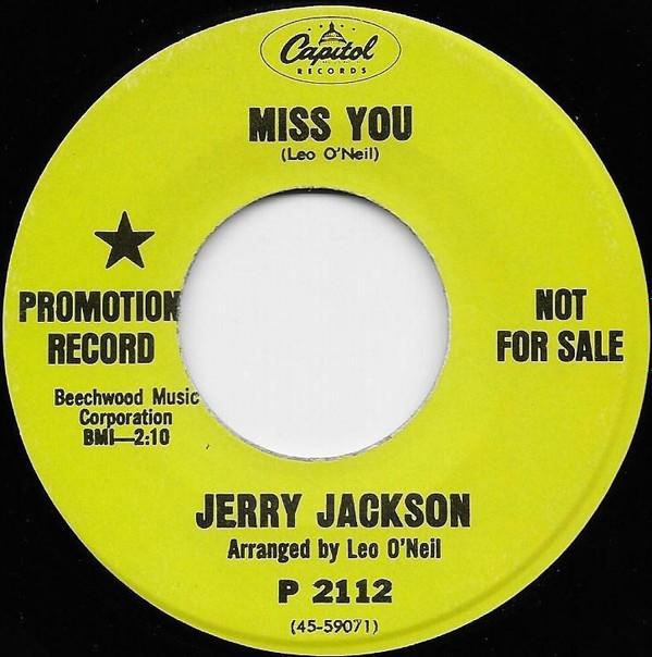 Jerry Jackson - Miss You