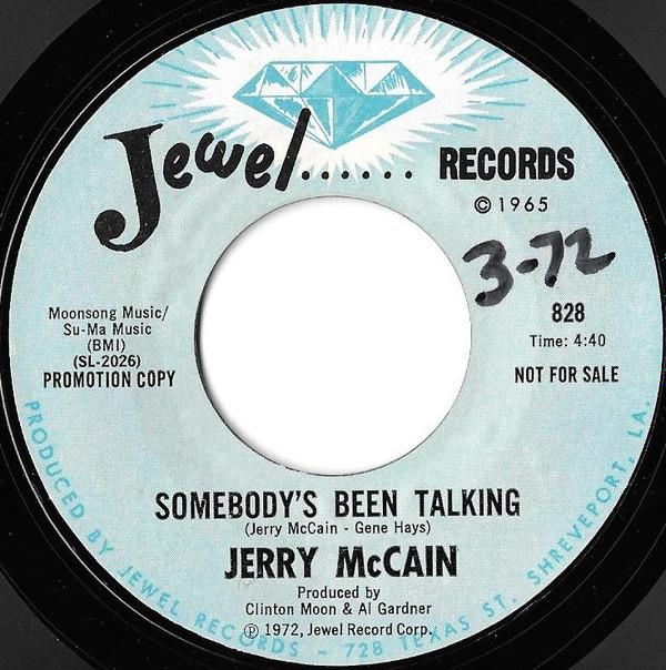 Jerry McCain - Somebody's Been Talking / Soul Spasm