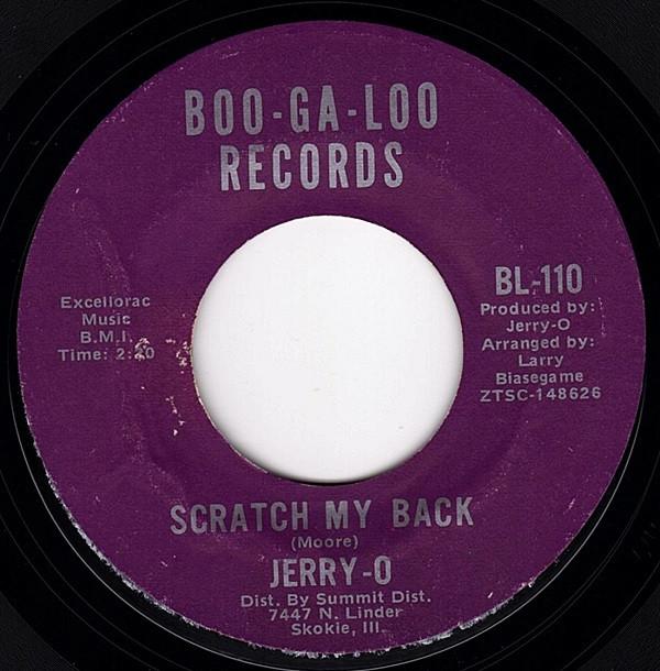 Jerry O - Scratch My Back / Soul Pearl