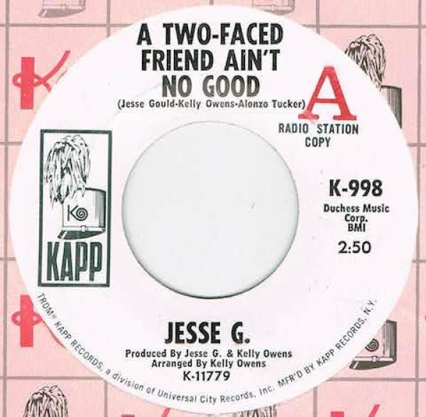 Jesse Gee - A Two-Faced Friend Ain't No Good / Get In The Groove