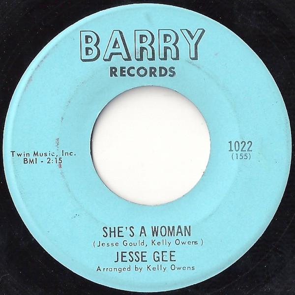 Jesse Gee - She's A Woman / Sweet Sweet
