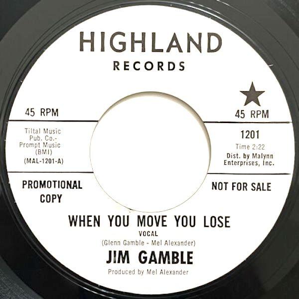 Jim Gamble - When You Move You Lose / Moving On