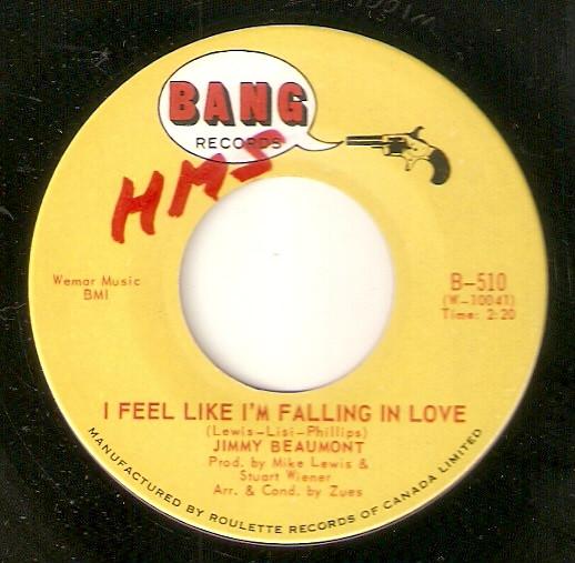 Jimmy Beaumont - I Feel Like I'm Falling In Love / Tell Me