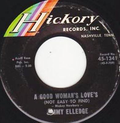 Jimmy Elledge - World Of Lavender Lace / A Good Woman's Love's (Not Easy To Find)