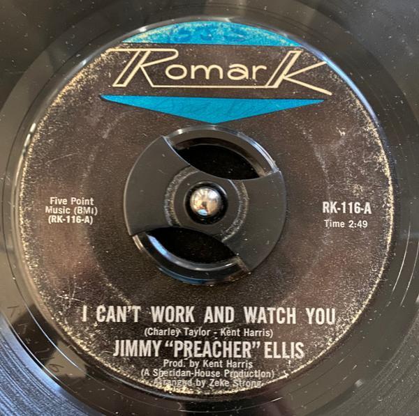Jimmy Ellis  - I Can't Work And Watch You