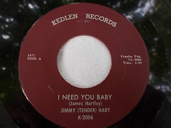 Jimmy Hart (2) - I Need You Baby / I Dare You Baby