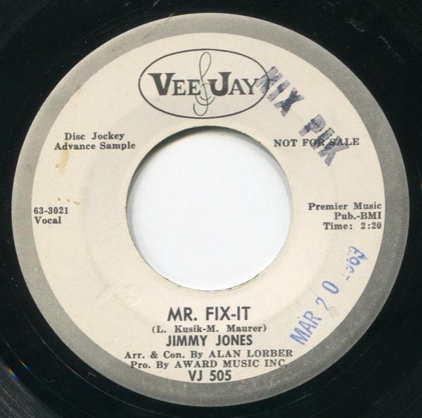 Jimmy Jones - Mr. Fix-It