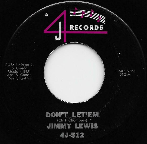 Jimmy Lewis - Don't Let'Em / I Have Love (For You)