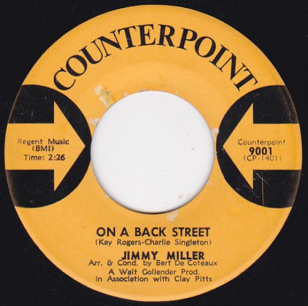 Jimmy Miller - On A Back Street