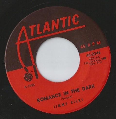Jimmy Ricks (2) - Romance In The Dark / Trouble In Mind