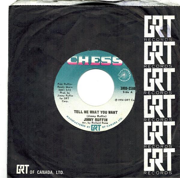 Jimmy Ruffin - Tell Me What You Want