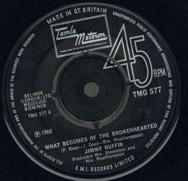 Jimmy Ruffin - What Becomes Of The Brokenhearted / Baby I've Got It