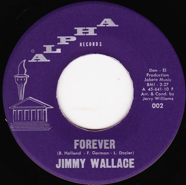 Jimmy Wallace  - Forever / How You Did Destroy