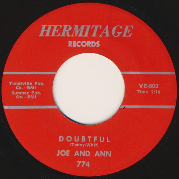 Joe & Ann - Doubtful / Can't Help It