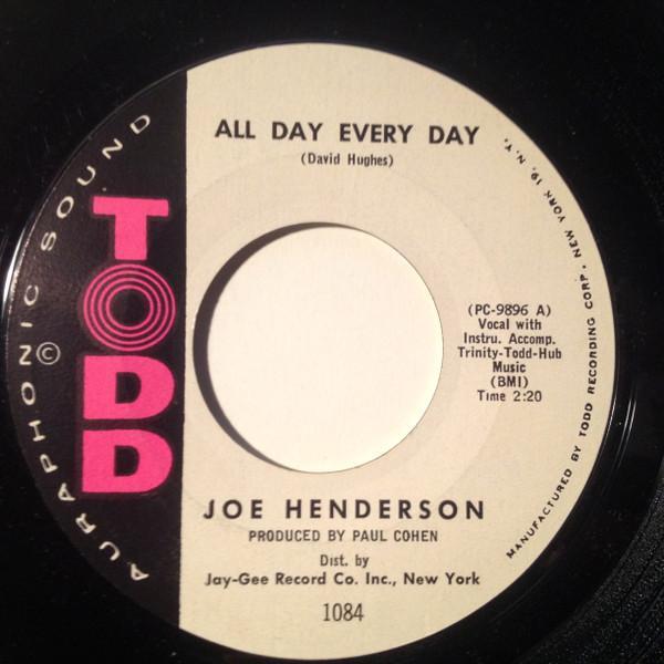 Joe Henderson (2) - All Day Every Day / You Can't Lose