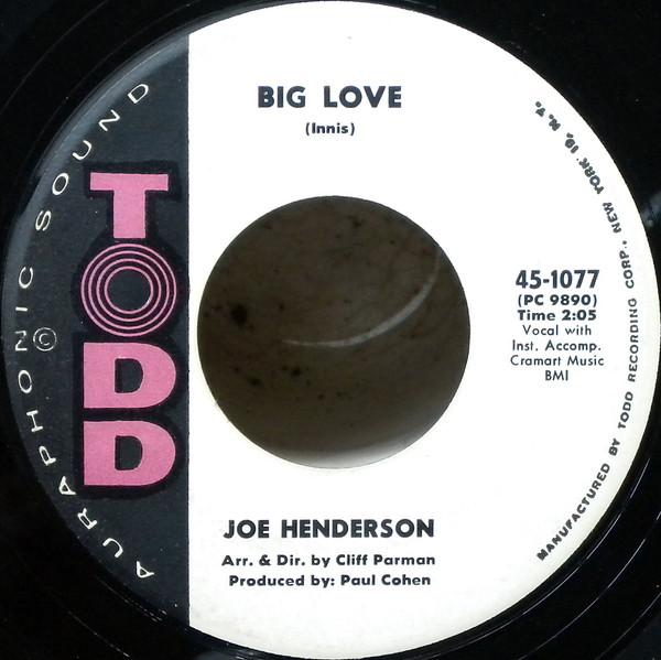 Joe Henderson (2) - Big Love