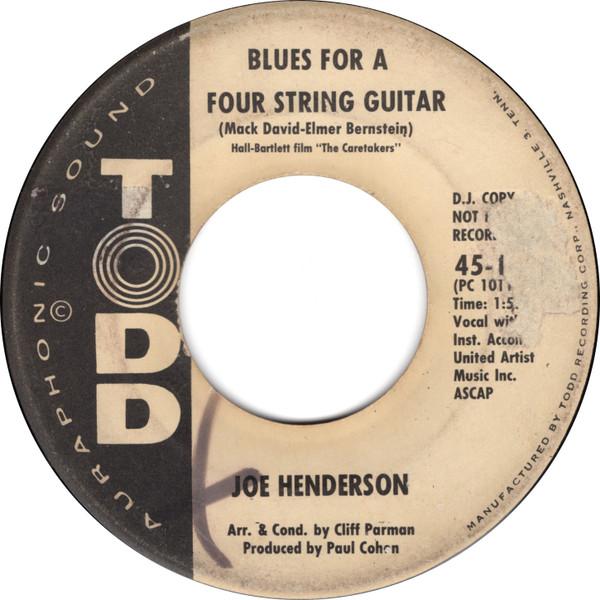 Joe Henderson (2) - Blues For A Four String Guitar