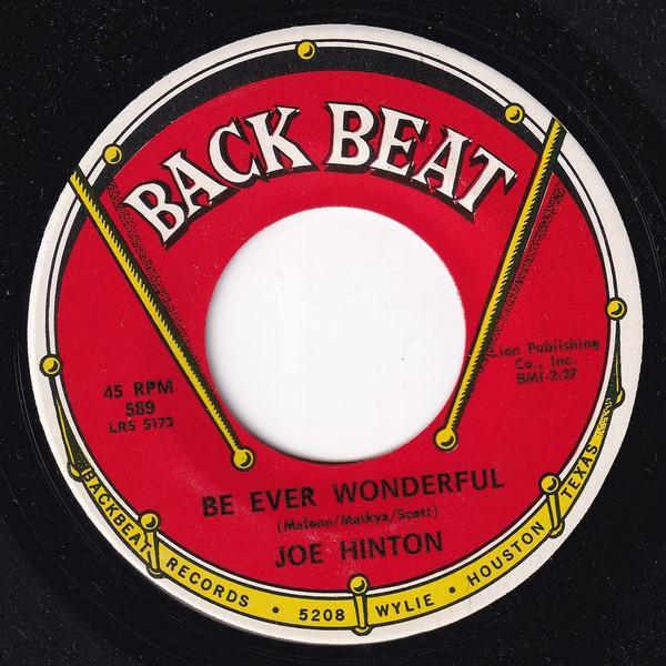 Joe Hinton (2) - Be Ever Wonderful / I'm Satisfied