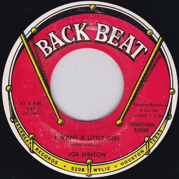Joe Hinton (2) - I Want A Little Girl / True Love