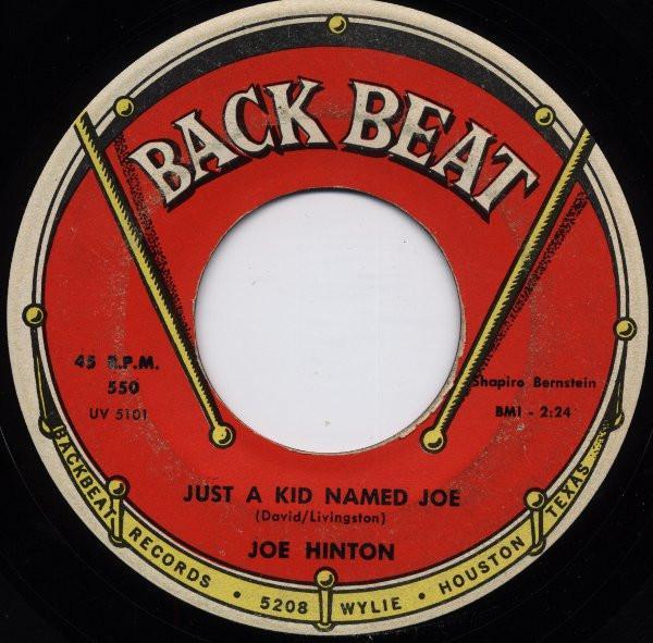 Joe Hinton (2) - Just A Kid Named Joe / Pledging My Love