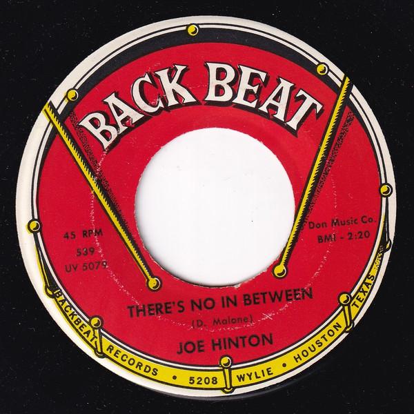 Joe Hinton  - There Is No In Between / Better To Give Than Receive