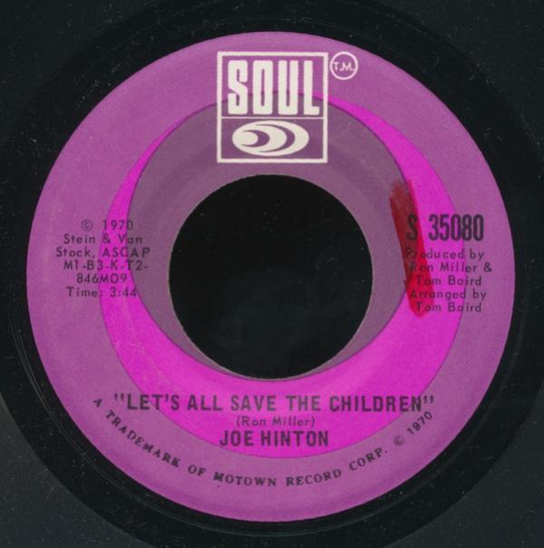 Joe Hinton - Let's All Save The Children