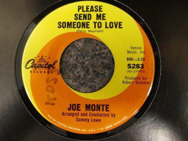 Joe Monte - Please Send Me Someone To Love / Hurtin' Myself