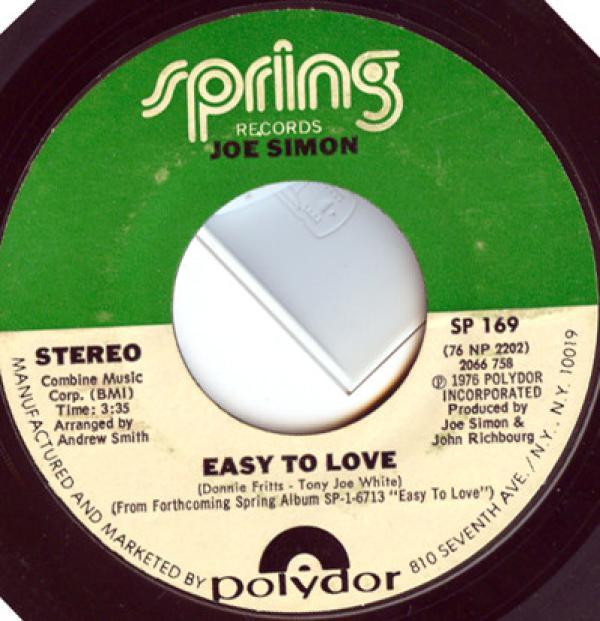 Joe Simon - Easy To Love / Can't Stand The Pain