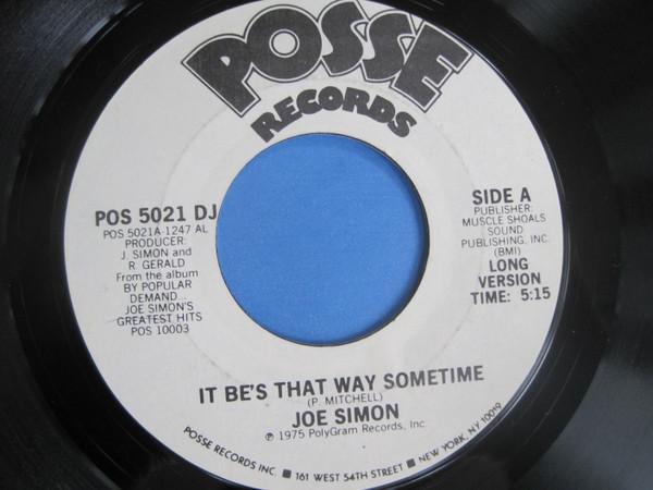 Joe Simon - It Be's That Way Sometimes