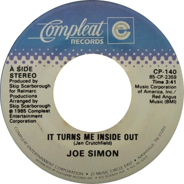 Joe Simon - It Turns Me Inside Out / Morning, Noon And Night