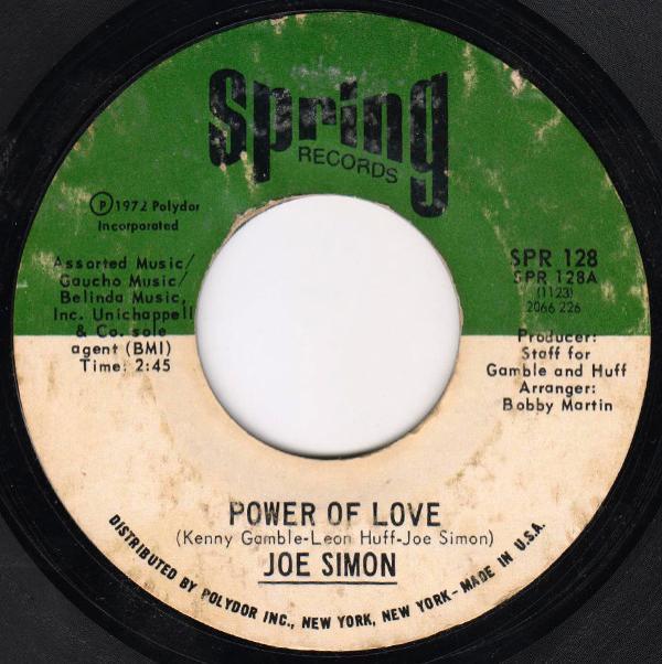 Joe Simon - Power Of Love / The Mirror Don't Lie