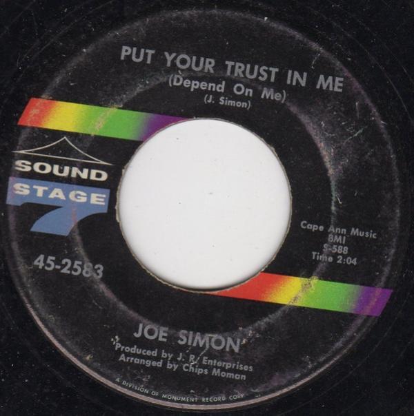 Joe Simon - Put Your Trust In Me (Depend On Me) / Just A Dream