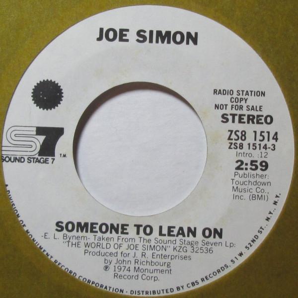 Joe Simon - Someone To Lean On