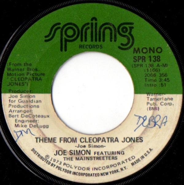 Joe Simon - Theme From Cleopatra Jones / Who Was That Lady
