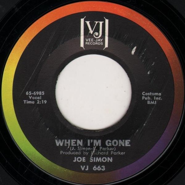 Joe Simon - When I'm Gone / When You're Near